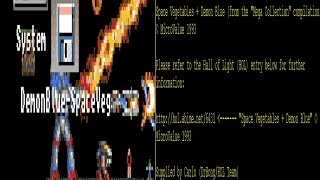 AMIGA Space Vegetables+Demon Blue In Mega Collection PROBLEM DISK IS EMPTY  EAB ABIME TURRAN SEARCH