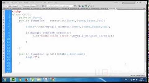 Crud With PHP and MySQL with Bootstrap Support