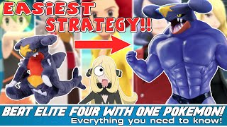 HOW TO beat the ELITE FOUR with only ONE Pokémon! EASY and FAST! Brilliant Diamond and Shining Pearl