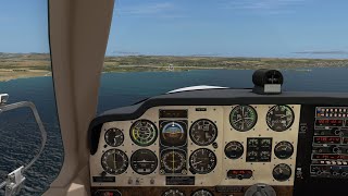 Prepar3D A2A Accu-Sim Bonanza landing in Thessaloniki Airport "Makedonia"