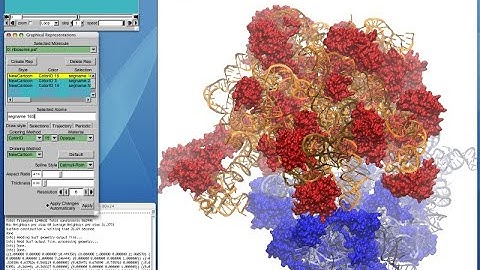 Calculation of the number of solvent molecules around protein during molecular dynamics simulation