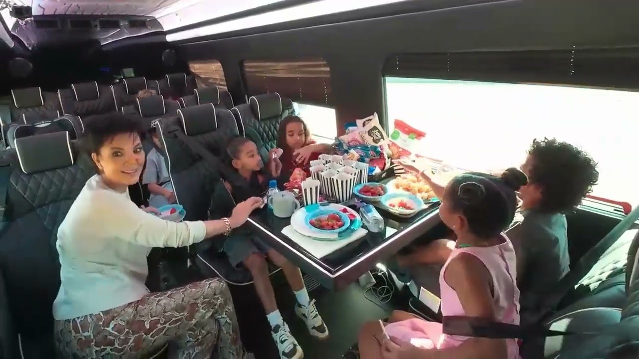 Kris Jenner took a trip to  to Underwood Farms with her grandchildren