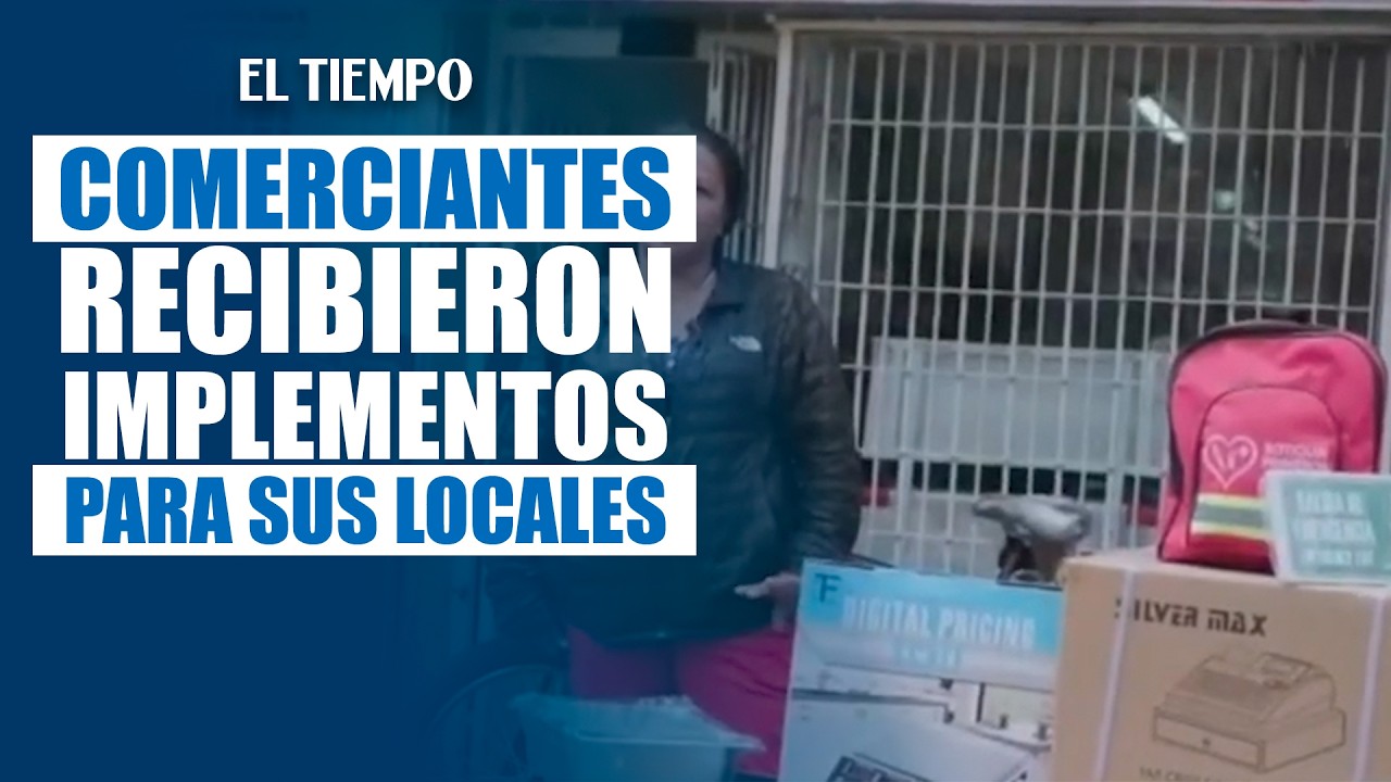 Entregan herramientas productivas a comerciantes de Chapinero afectados por obras del metro