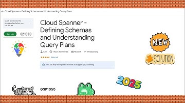 Cloud Spanner - Defining Schemas and Understanding Query Plans #GSP1050 #qwiklabs #arcade #gcp ☁️🚀