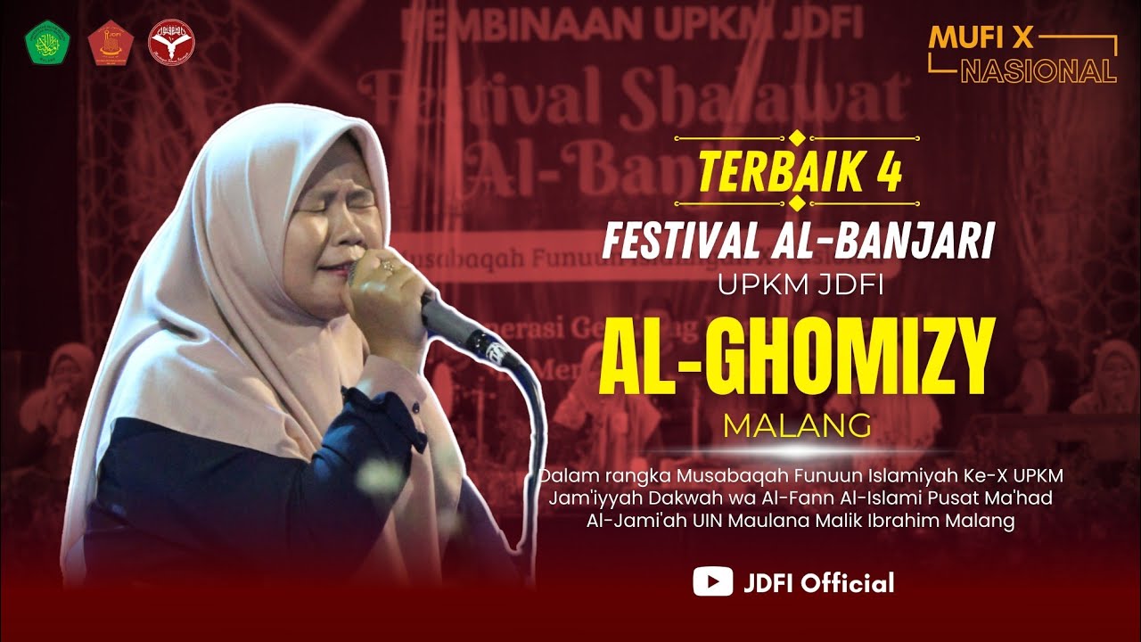 Al-Ghomizy - Malang | Terbaik 4 Festival Al-Banjari MUFI X Nasional UPKM JDFI