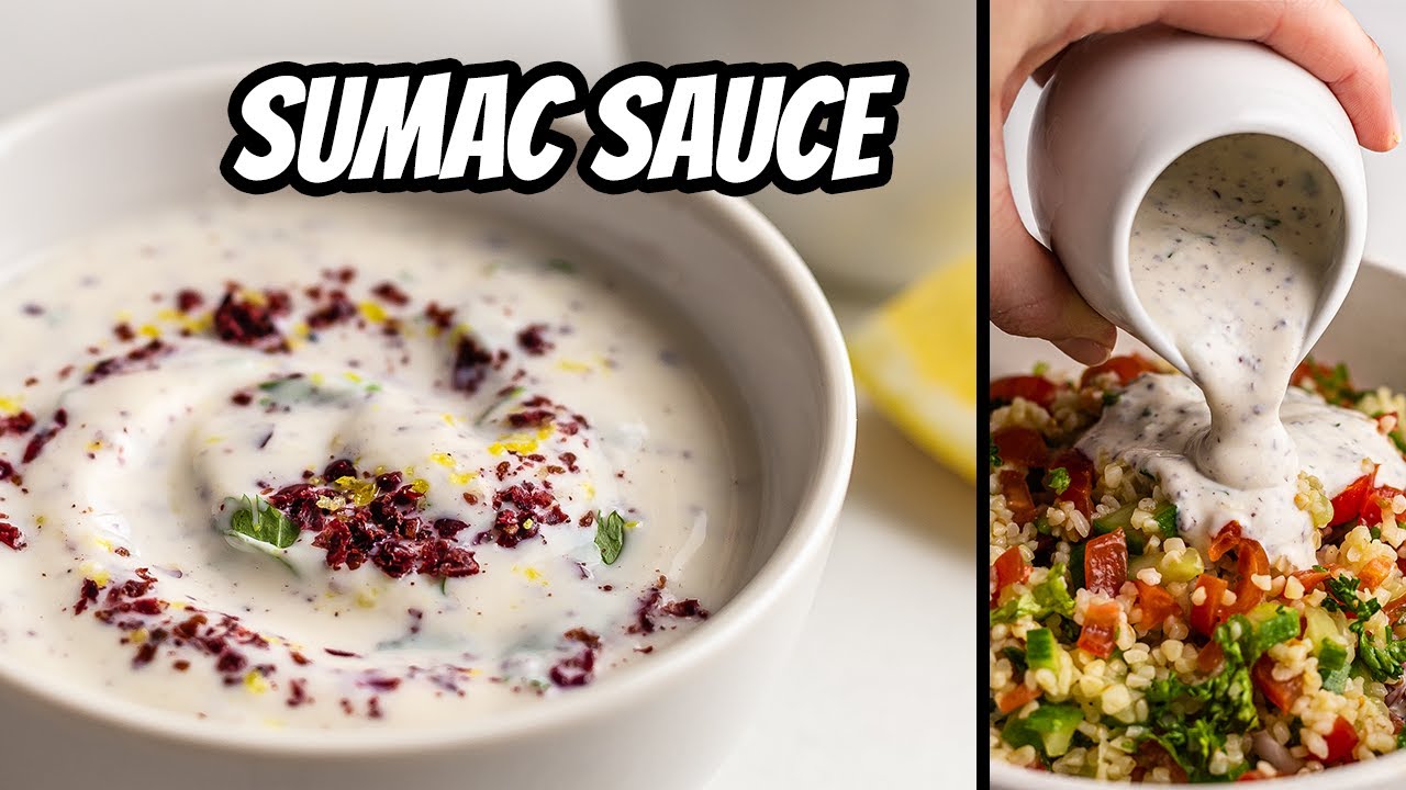 REFRESHING SUMAC SAUCE VEGAN YouTube