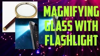 Magnifying glass with flashlight screenshot 1