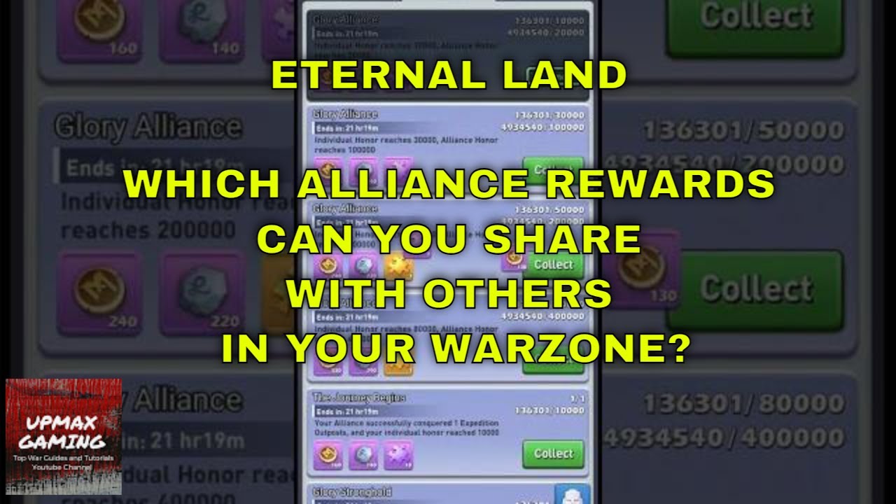 Top War Eternal Lands Alliance Rewards Sharing YouTube