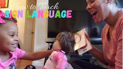 How to teach Sign Language to Toddlers | Autism Awareness | Sign Language with 7 Steps!