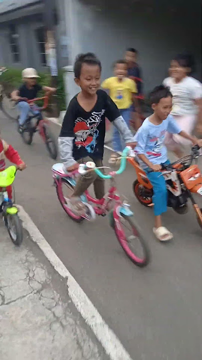 Balap Pake Motor Trail Mini#motortrailmini