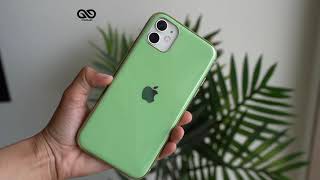 Fern Green Glass Finish Soft Case for iPhone 11 screenshot 2