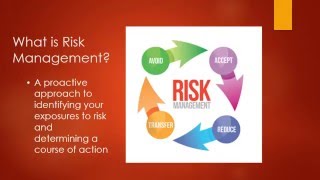 Risk Management Training