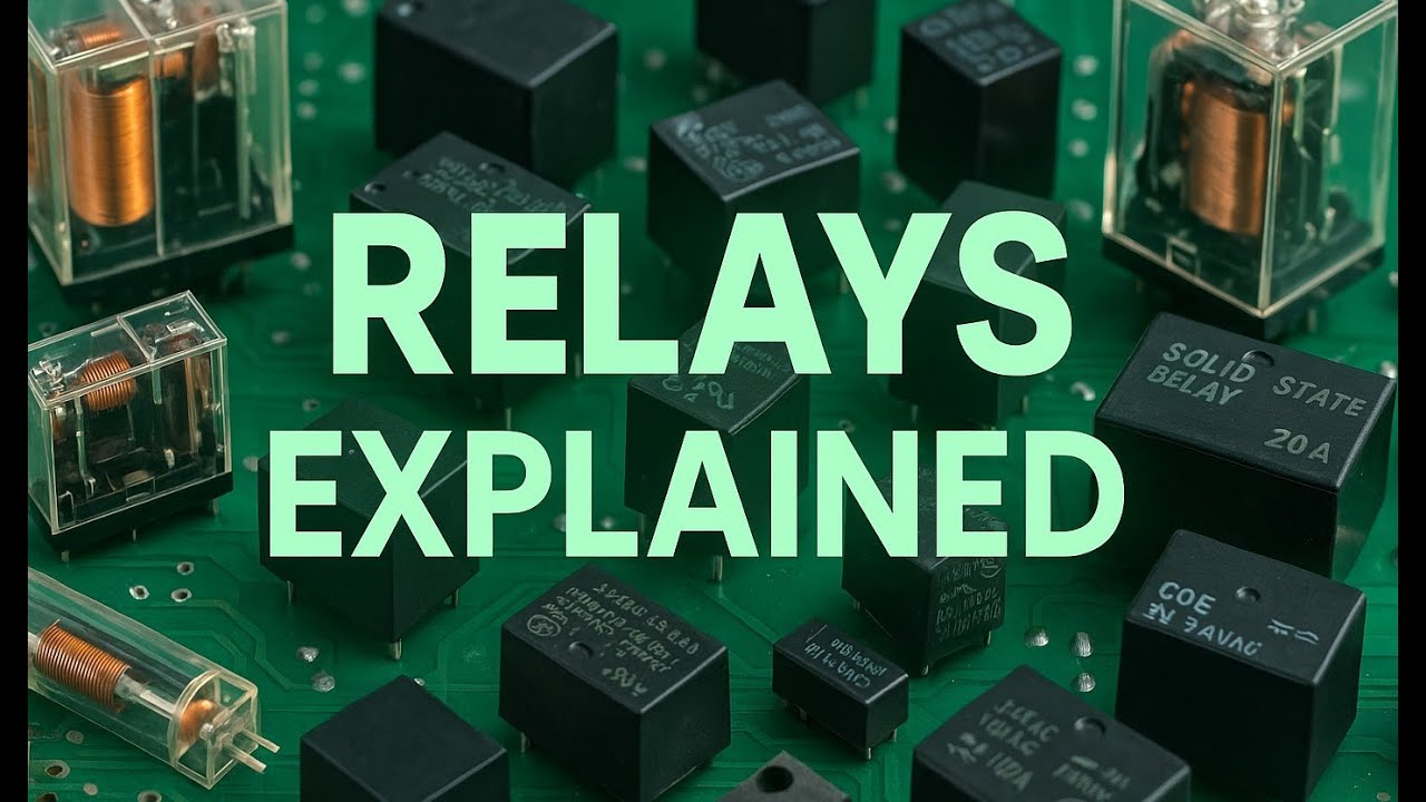 Electronics Ralay Electronic Relays Explained | Simple Electronics - YouTube