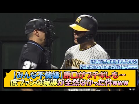 原口がブチギレも…虎ファンの擁護が全然なかった件www【なんJ/2ch/5ch/ネット 反応 まとめ/阪神タイガース/岡田監督/原口文仁/佐藤輝明】