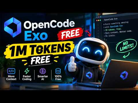 Stop Paying For Cursor: OpenCode Just Released "Exo Free" (1M Context + Claude 3.5 Router)