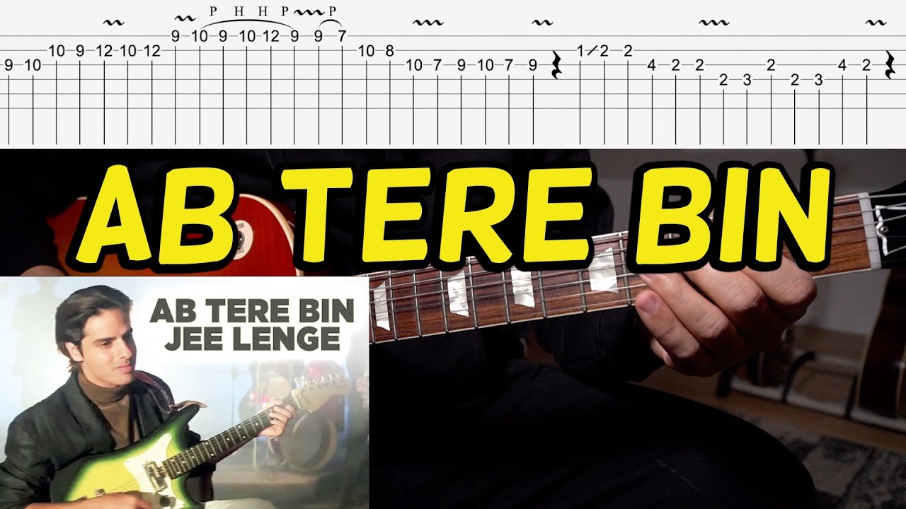Ab Tere bin | Aashiqui | Guitar lesson with TABS | हिन्दी