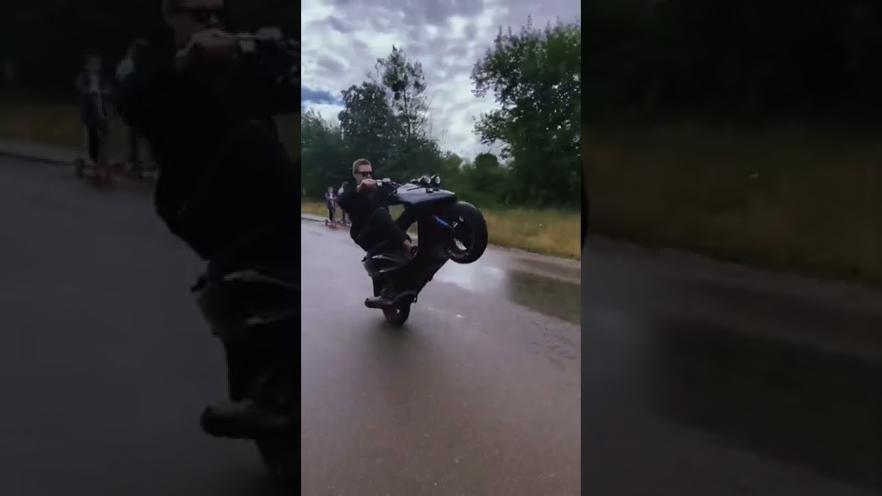 Стант на скутерах лютый стант yamaha sa 16