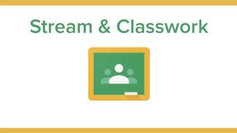 Google Classroom: Stream & Classwork