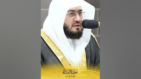 تلاوة تريح القلب من سورة النساء للقارئ / بندر بليلة