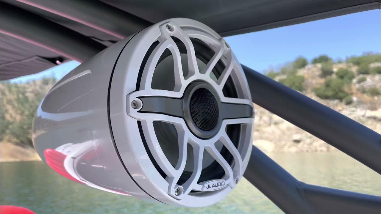 Boat tower speakers JL audio 8.8 M6 tower speakers YouTube