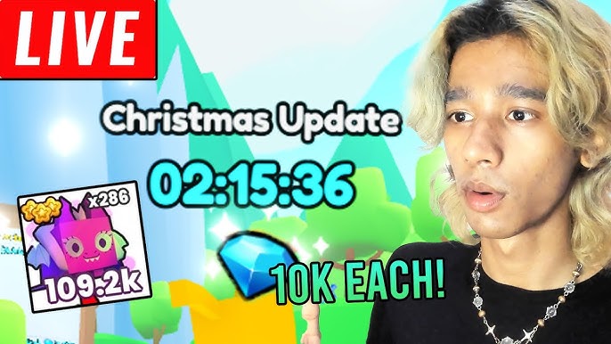 🔴LIVE Roblox PET SIM 99 BIG CHRISTMAS UPDATE 