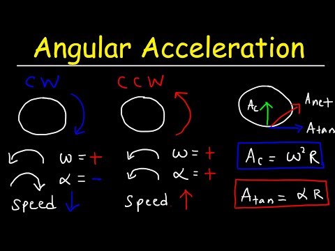 Video: How To Determine Angular Acceleration