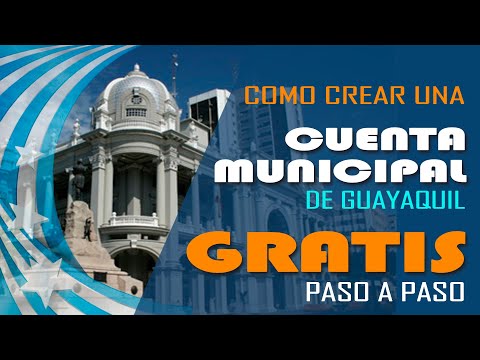 Tutorial cómo crear cuenta para trámites en línea del Municipio de Guayaquil paso a paso