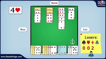 Bridge - Counting Losers in a Trump game