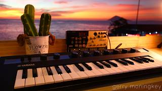 The Sun Falls on April | Yamaha Reface CP ft. Korg Volca Drum | Chillout Bossa