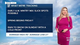 Wednesday Night Forecast: Freezing drizzle, slick commute