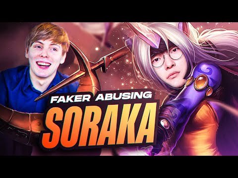 FAKER ABUSING Soraka MID after LS TOLD HIM IT'S BROKEN? *NEW META!*