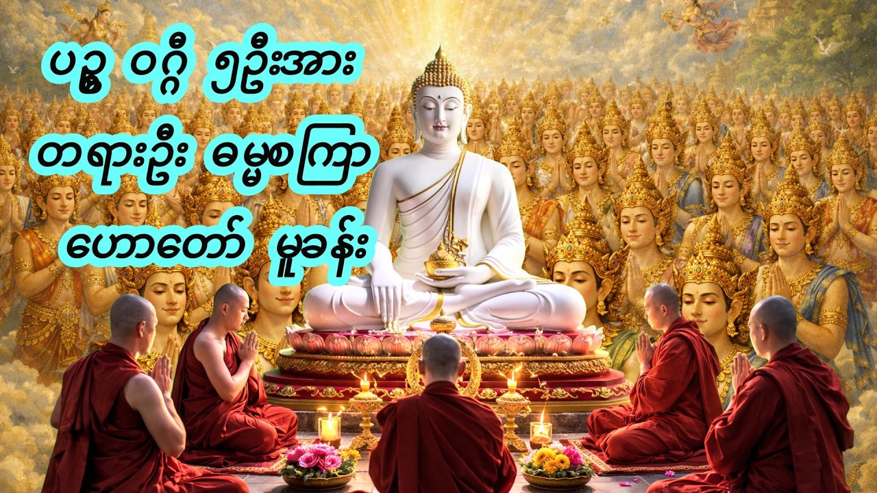 🙏 ဘုရား ရှင်၏ တရားဦး ဓမ္မစကြာ တရားတော်🙏#buddha #views #တရားတော်များ