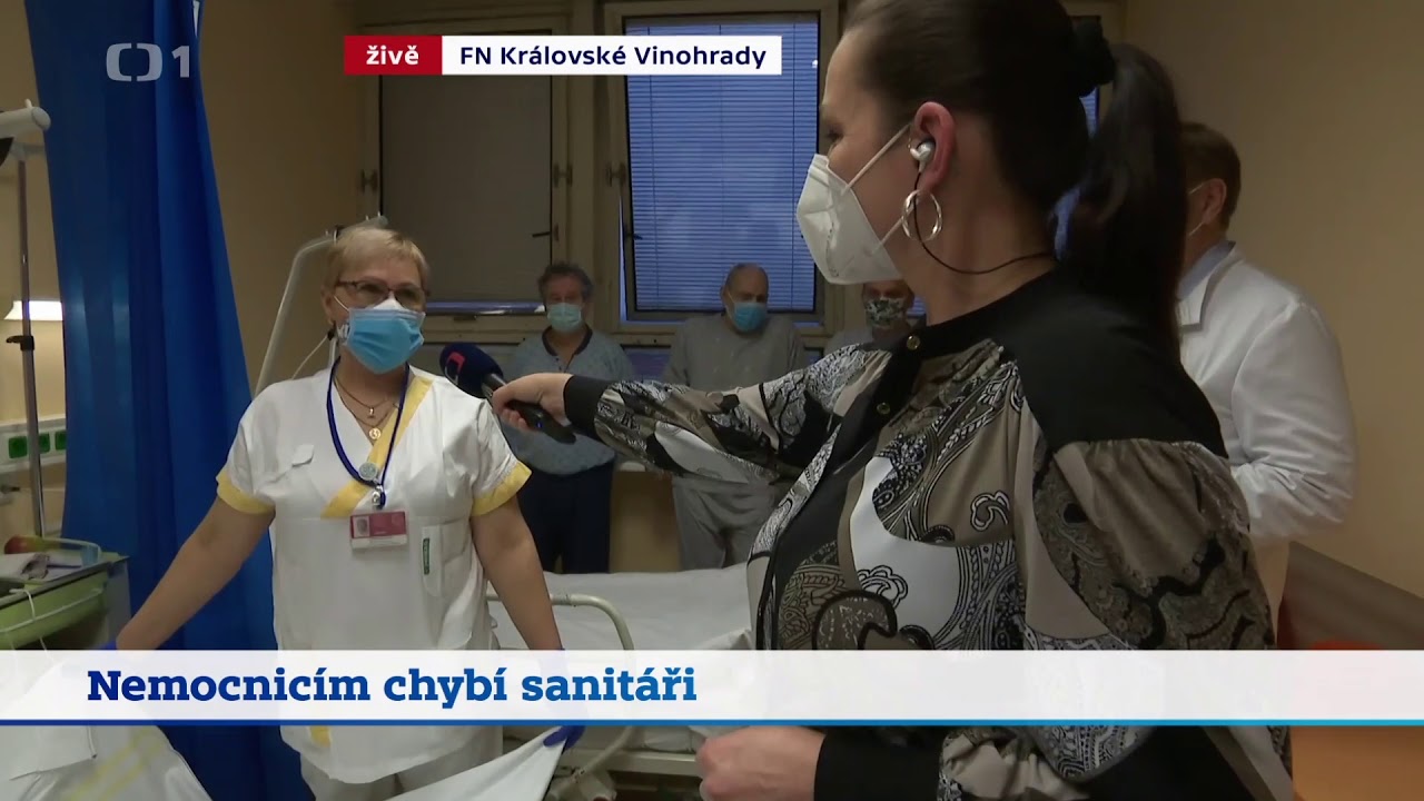 Studio 6 ŽIVĚ 5.1.2021- Sanitáři v nemocnicích