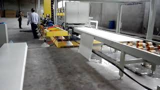 Solid surface Sanding and Polishing Line