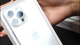 (ASMR) IPHONE 15 PRO MAX UNBOXING VIDEO