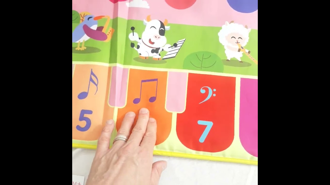 Piano Mat Music mat, Kids Musical Keyboard Piano Animals Plain Genius Second hand Toy Shop