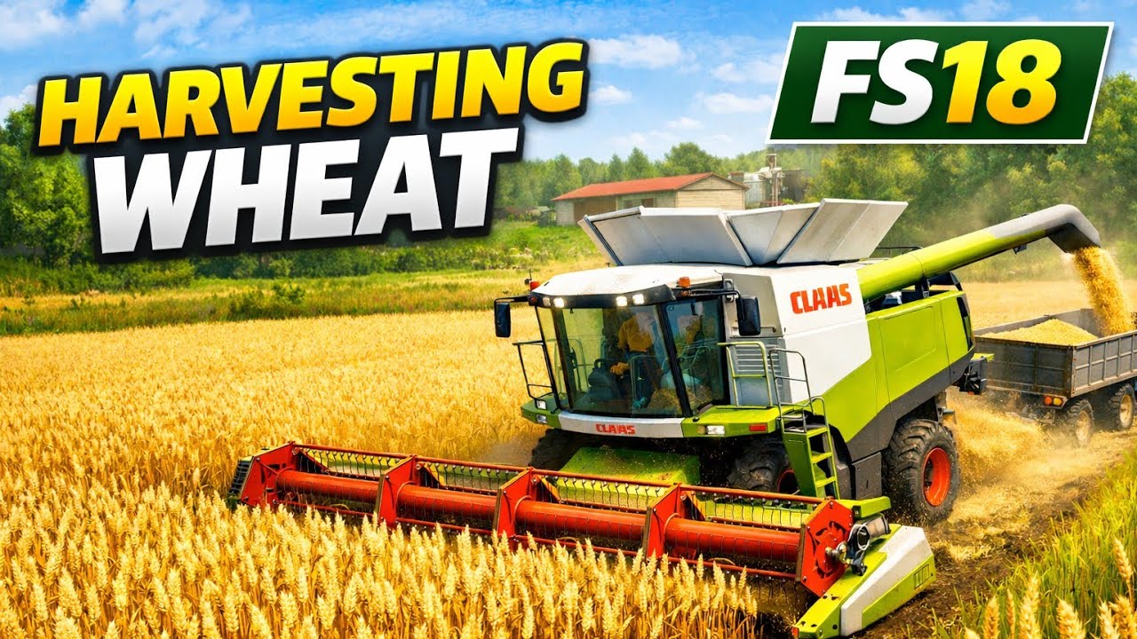 🚜 Complete Wheat Harvest Challenge | Farming Simulator 18 | 