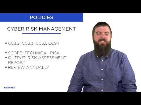 Cyber Risk Management - Lesson 5 - SOC 2 Policies