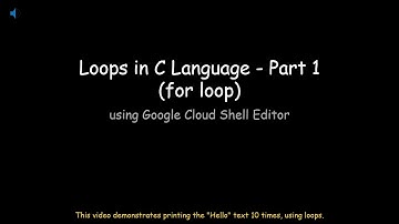Looping Constructs in C language   for loop