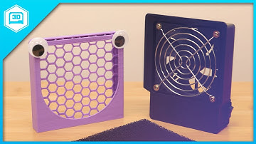 Fume Extractor Desktop Fan // 3D Printing