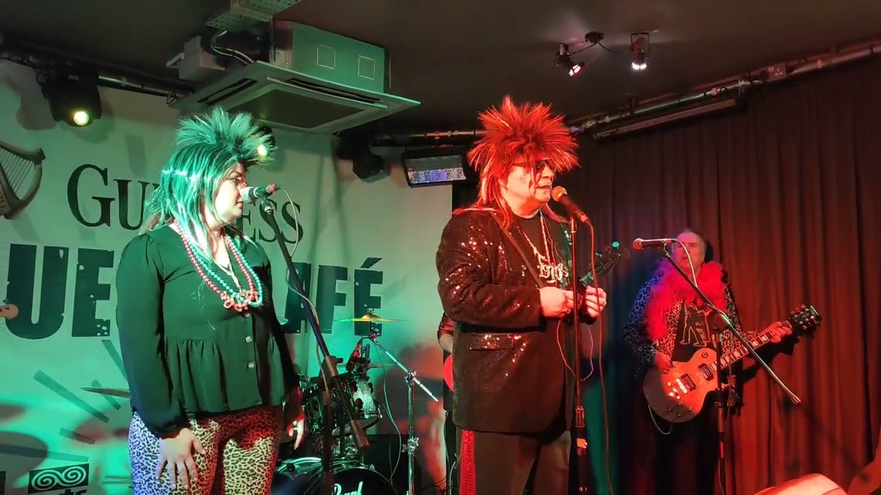 Glam Slam at The Deer's Head Belfast Northern Ireland.