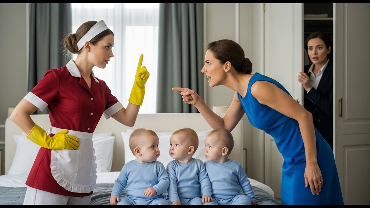 A FILHA DO MILIONÁRIO VIÚVO SE ESCONDEU PARA TESTAR OS TRIGÊMEOS E A NOIVA DO PAI... ATÉ QUE...