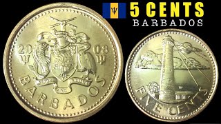 5 Cents collection coin of Barbados - Value and History