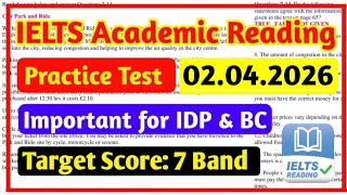 IELTS Reading Practice Test 2026 With Answers | IELTS Academic Reading Practice Test 2026