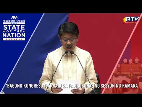 'Bagong Kongreso' pangako sa pagbubukas ng sesyon ng Kamara | SONA 2026