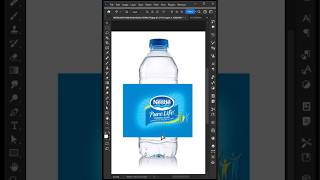 How to Apply Label on Water Bottle | Photoshop Tutorial | #shorts #viral