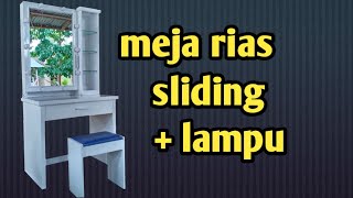 Membuat  cermin cantik plus lampu LED