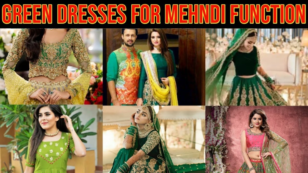 21 Popular Mehndi Function Dresses For An Ultra Chic Look | Mehndi function  dresses, Function dresses, Mehendi dress