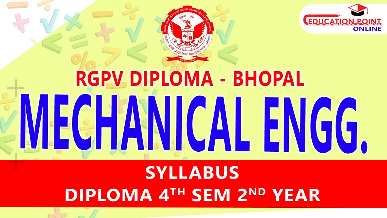 RGPV DIPLOMA SYLLABUS FOR MECHANICAL ENGINEERING visual data 5