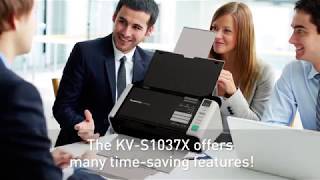 The All New Panasonic KV-S1037 Workgroup Document Scanner with Wi-Fi and Gigabit Ethernet